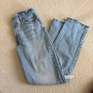 A&F 90's straight jean